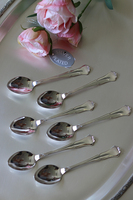 Dragana, komplet posrebrzanych łyżeczek do kawy, dł.12cm, kpl.6szt