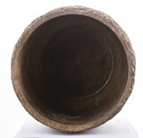 dekoracyjna złota osłonka / doniczka, Dominium, wym.21x21cm