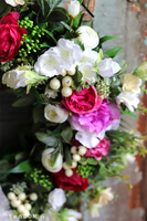 dekoracyjny wianek kwiatowy Landassa 2, śr.44cm