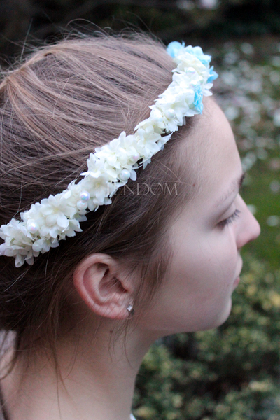 komunijny wianek na głowę Silla, rozmiar uniwersalny, dziecięcy