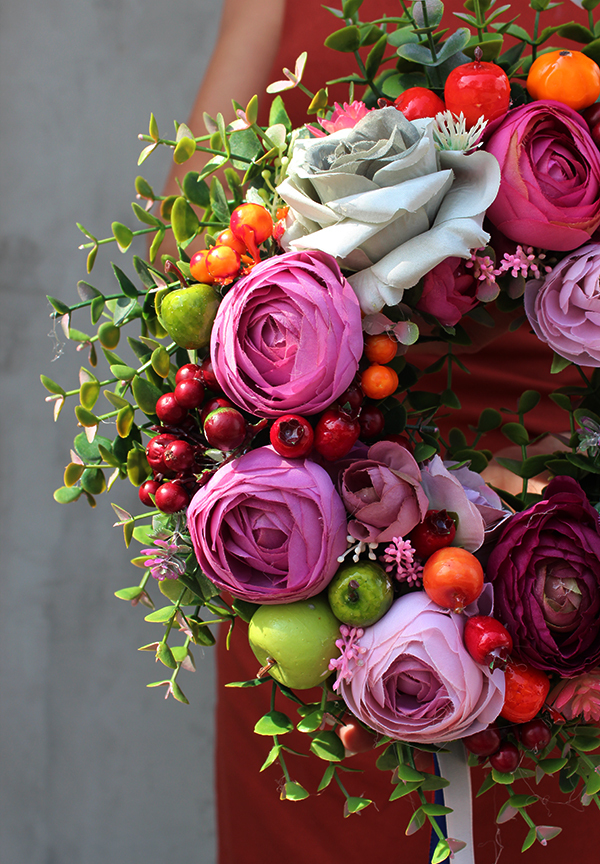 Feeria Barw 2, wianek na drzwi, śr.30cm