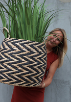 sztuczna trawa EcoEtno w koszu, wym.90cm