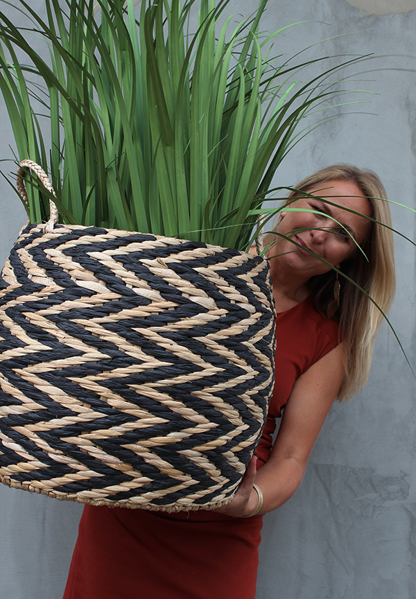 sztuczna trawa EcoEtno w koszu, wym.90cm