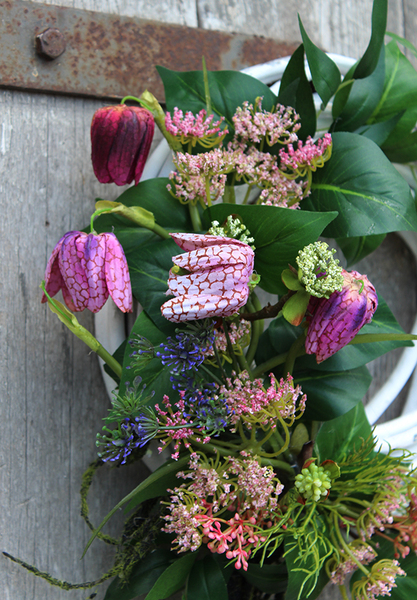 oryginalny wiosenny wianek na drzwi Mistra, śr.30cm