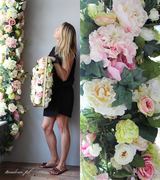 Wypożyczenie kwietnej ramy (jednostronna), 50x60cm, Maria Antonina