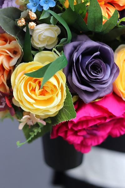 Kolorina, barwny bukiet nagrobny,wys.48cm