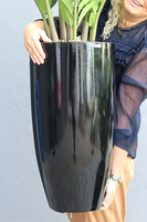 Grande Fiberglass Zamiokulkas, sztuczne drzewko w czarnej donicy, wys.135cm