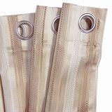 Stripes, elegancka zasłona cappuccino, wym.140x270cm