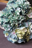 kosz z kwiatami Romantyczna Hortensja Morska 32x35cm