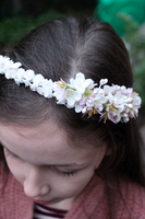 komunijny wianek na głowę Klarysa, rozmiar uniwersalny, dziecięcy