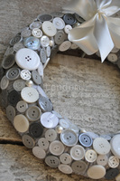 wianek dekoracyjny Button, śr. 26cm