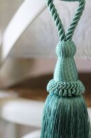 chwost / obejma do zasłon Avis, turkus, dł.21/70cm