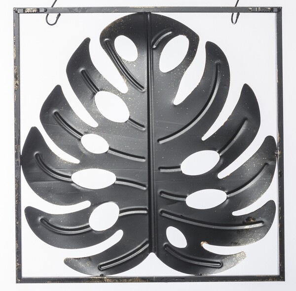 Haiti Glamour, złoty decor ścienny, wym.47x46cm