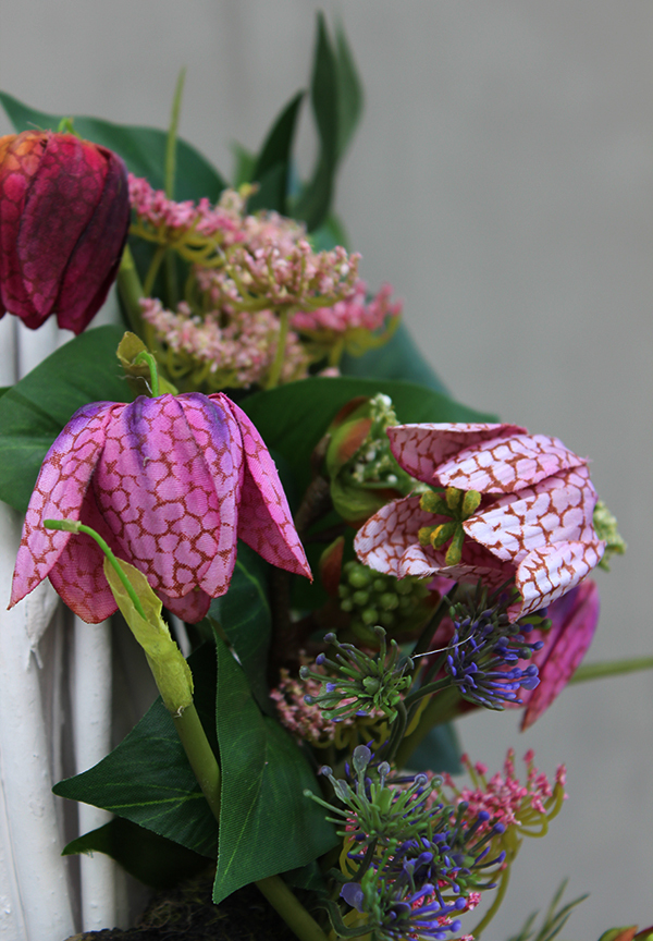 oryginalny wiosenny wianek na drzwi Mistra, śr.30cm