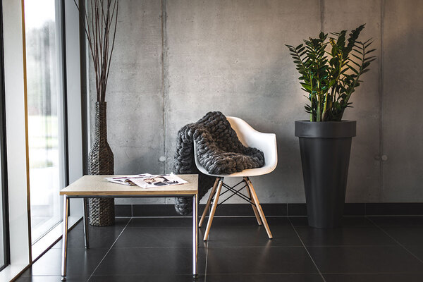 Pons donica antracyt z wewnętrzną półką 44x75cm