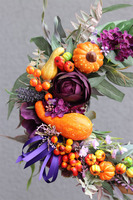 Augustino Pumpkin, jesienny wianek z owocami, śr.36cm  