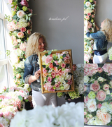 Wypożyczenie kwietnej ramy (jednostronna), 50x60cm, Maria Antonina