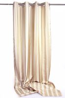 Stripes, elegancka zasłona cappuccino, wym.140x270cm