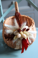 Naturano, brązowy koszyczek wielkanocny, wys.25cm