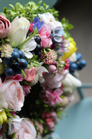 Piękno Na Co Dzień, barwny wianek z owocami, śr.34cm