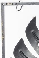 Haiti Glamour, złoty decor ścienny, wym.47x46cm