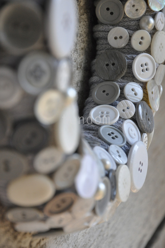 wianek dekoracyjny Button, śr. 26cm