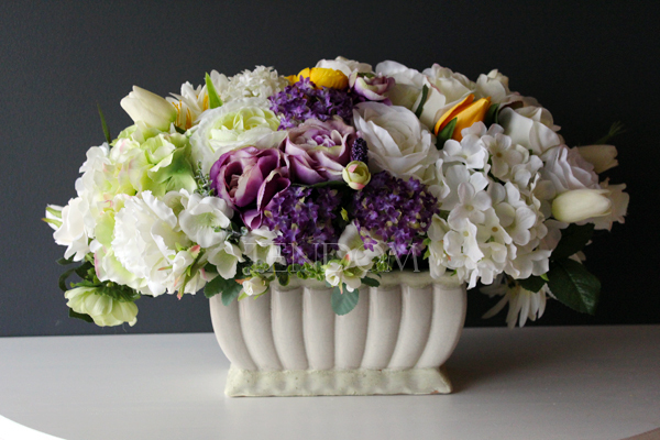 kompozycja kwiatowa / bukiet Wiosenne Kolory wym.36x50cm