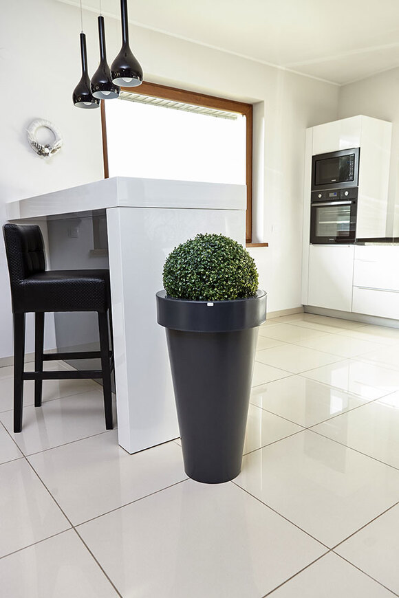 Pons donica antracyt z wewnętrzną półką 44x75cm