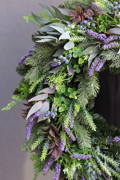 Wianek duży z wrzosem