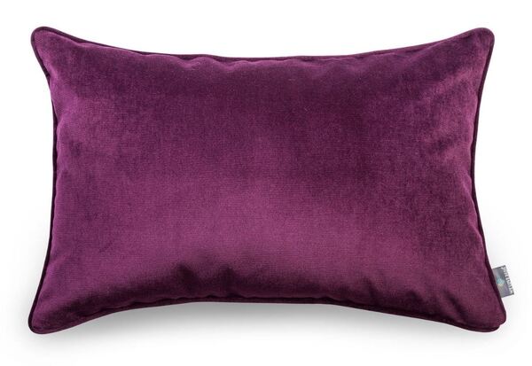 poduszka dekoracyjna welurowa, Velvetia, fiolet, wym.40x60cm 