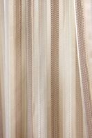 Stripes, elegancka zasłona cappuccino, wym.140x270cm
