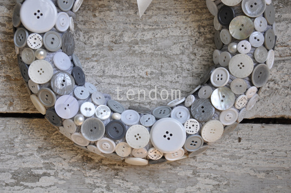 wianek dekoracyjny Button, śr. 26cm