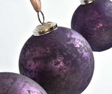 Bosco Violet, bombka fioletowa śr.12cm, kpl.6szt