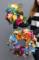 Kolorina, barwny bukiet nagrobny,wys.48cm