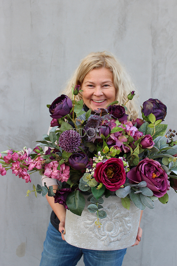 bukiet / kwiatowa kompozycja Ballada, wys.53cm