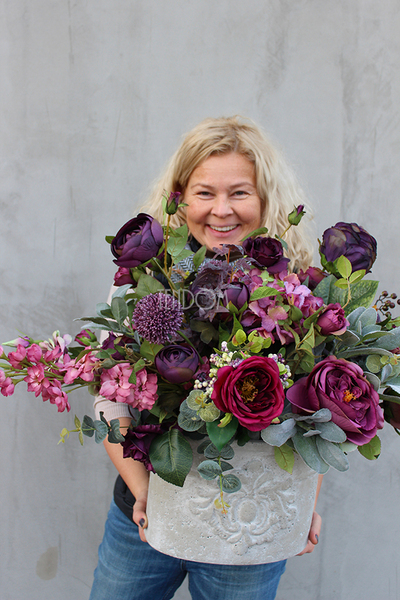 bukiet / kwiatowa kompozycja Ballada, wys.53cm