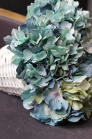 kosz z kwiatami Romantyczna Hortensja Morska 32x35cm