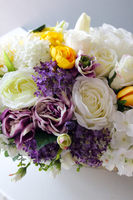 kompozycja kwiatowa / bukiet Wiosenne Kolory wym.36x50cm