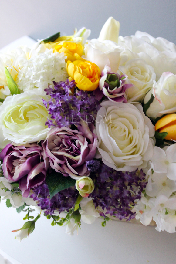 kompozycja kwiatowa / bukiet Wiosenne Kolory wym.36x50cm