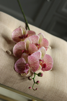 gałązka kwiatowa, sztuczny storczyk / orchidea Gumowy Granada Pink, 1 szt, dł.88cm
