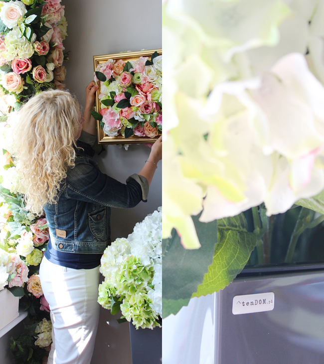 Wypożyczenie kwietnej ramy (jednostronna), 50x60cm, Maria Antonina