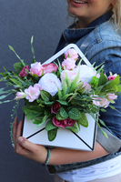 box - koperta z kwiatami, Finessa, wym.30x20x6.5cm 