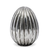 OD RĘKI Easter Silver, dekoracja wielkanocna figurka jajko, wys.12.5cm