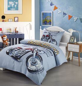 Harley, stylowa pościel młodzierzowa, 160x200cm + poszewka 70x80cm