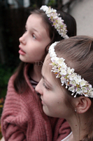 komunijny wianek na głowę Klarysa, rozmiar uniwersalny, dziecięcy