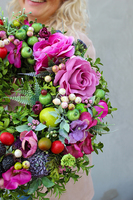 dekoracyjny wianek na drzwi Samila, śr.32cm