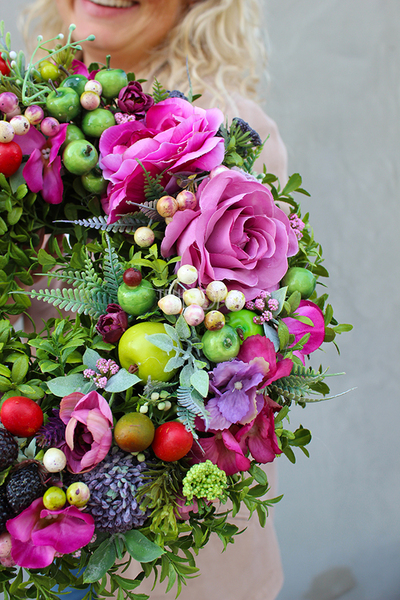 dekoracyjny wianek na drzwi Samila, śr.32cm