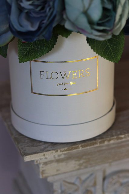 Cellano, wiosenna kompozycja w odcieniach niebieskiego, wys.30cm