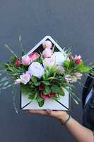 box - koperta z kwiatami, Finessa, wym.30x20x6.5cm 