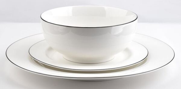 elegancka porcelanowa miska, Simplico, poj.620ml